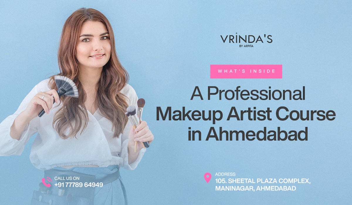 Best Makeup artist course in ahmedabad
